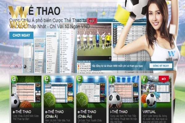 Điểm hấp dẫn tại mục W88 thể thao bóng đá 9