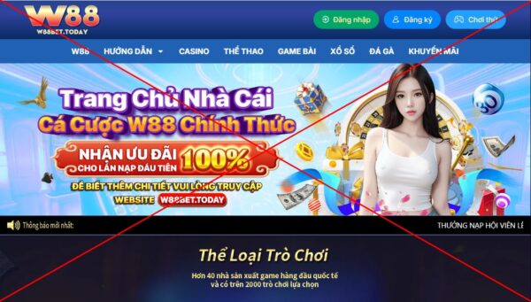 Cảnh báo giả mạo W88 ngày càng tinh vi & gian xảo